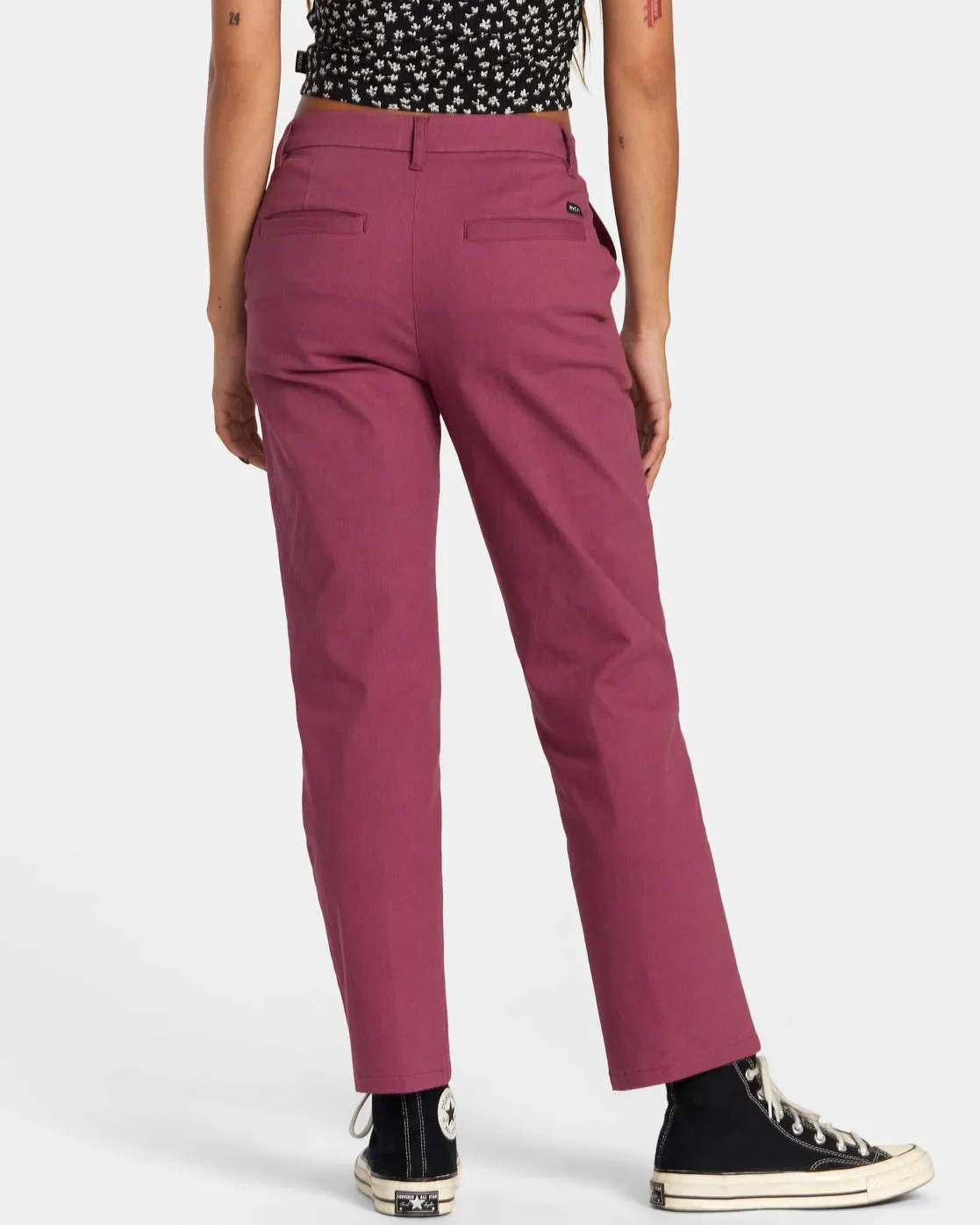 Weekend Stretch Pants - Mulberry