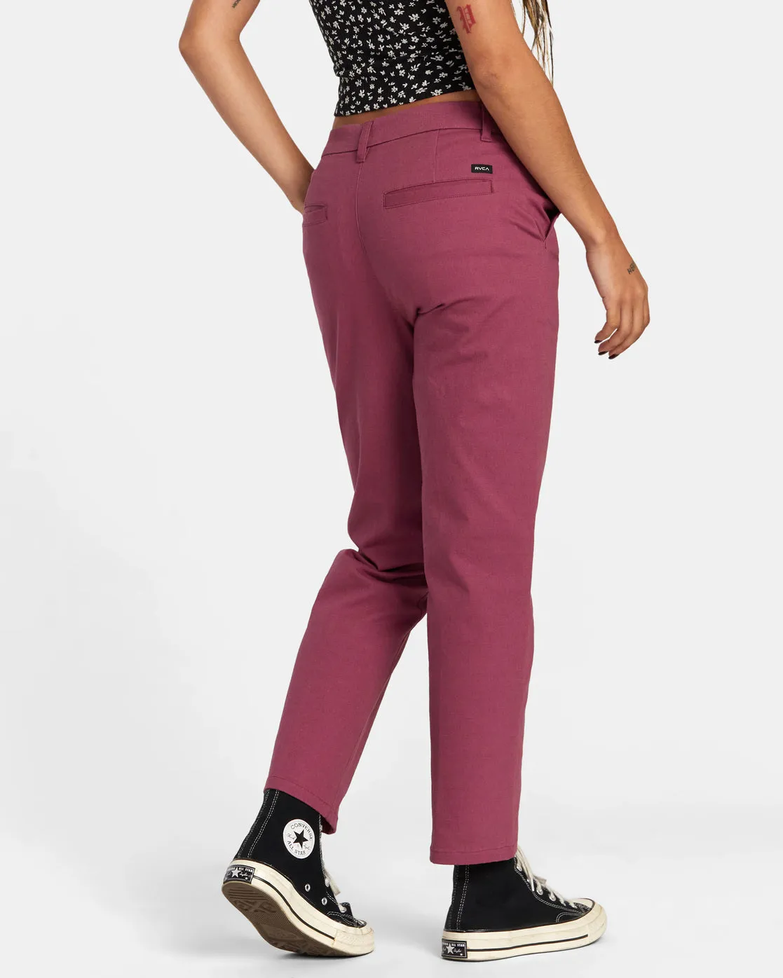 Weekend Stretch Pants - Mulberry