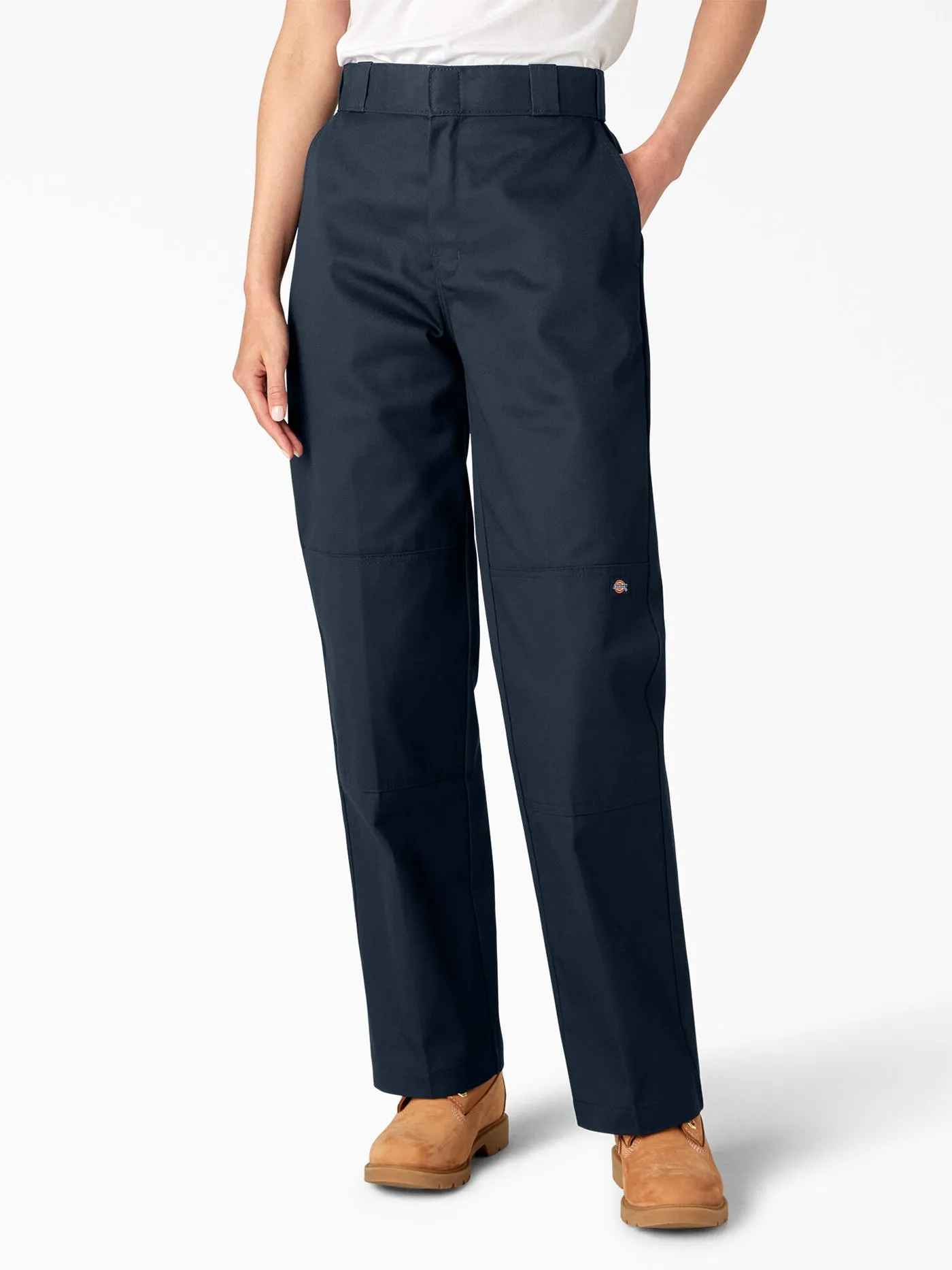 Work Double Knee Loose Pants